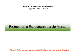 proteoma e MS
