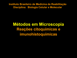 Citologia: Métodos em Microscopia