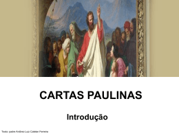 Introdução as Cartas Paulinas (2)