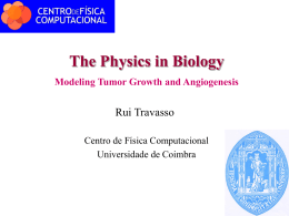 Tumor Growth - Nautilus - Universidade de Coimbra