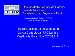 Circuitos Combinacionais - Universidade Federal do Paraná