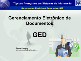 7 - Gerenciamento Eletronico de Documentos - GED