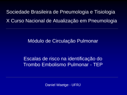 Baixa 0 a 1 - Sociedade Brasileira de Pneumologia e Tisiologia