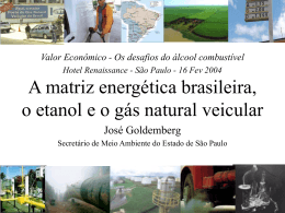 Matriz energetica brasileira