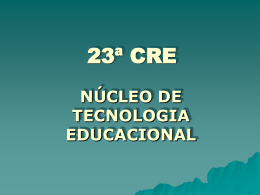 23ª CRE-NTE-LABINF ESCOLAS