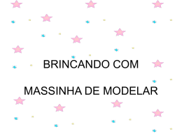BRINCANDO COM MASSINHA DE MODELAR