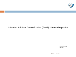 Modelo Aditivo Generalizado - GAM - DPI