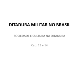 DITADURA NO BRASIL