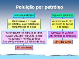 Poluição por petróleo