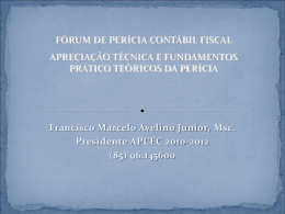 (85) 96.145600 FÓRUM DE PERÍCIA CONTÁBIL FISCAL