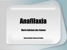 Anafilaxia (Prof.Mario Adriano)