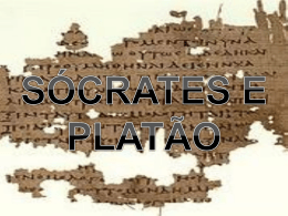 Sócrates e Platão..