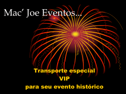 Mac` Joe Eventos