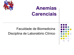201401_Anemias carenciais