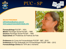 Silvia Friedman - PUC-SP