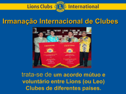 Irmanação Internacional de Clubes