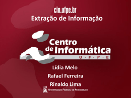 Slide 1 - Centro de Informática da UFPE