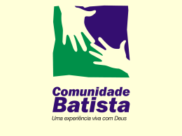 Slide 1 - Comunidade Batista do Bueno