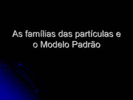 As famílias das partículas e o Modelo Padrão - Grupo ATP