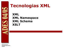 Tópicos XML
