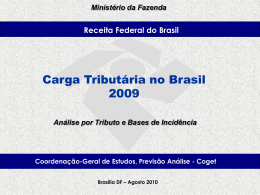 CTB 2009 - Apresentação - Receita Federal