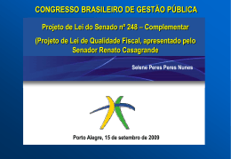 Apresentação no Congresso em Porto Alegre