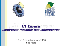 Saneamento.pps - Cresce Brasil + Engenharia + Desenvolvimento
