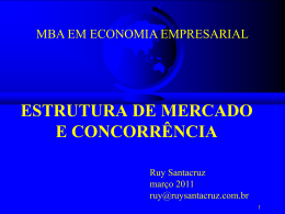 Estruturas de Mercado MBA UFF 2011