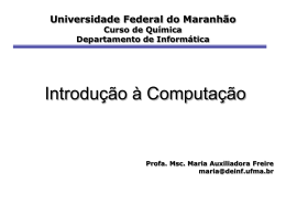 Introdução à Computação - DEINF/UFMA