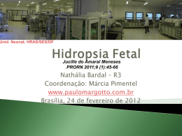 Hidropsia Fetal - Paulo Roberto Margotto