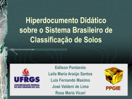 Hiperdocumento Didático sobre o Sistema Brasileiro de