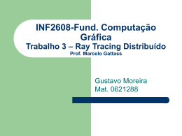 Ray Tracing – Fundamentos Básicos (cont.) - PUC-Rio