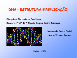 DNA - Estrutura e Replicaçao