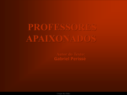 PROFESSORES APAIXONADOS