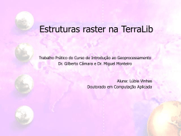 Estruturas Raster na TerraLib - DPI