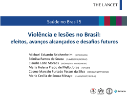 Violência e lesões no Brasil
