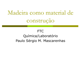 Madeira como material de construção