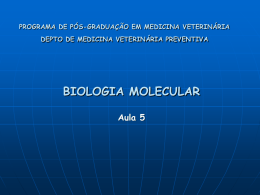 Aula 5-2012 - Setor de Virologia UFSM