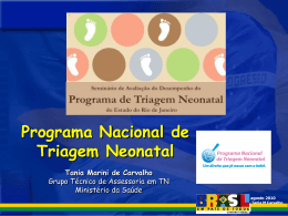 Programa Nacional de Triagem Neonatal