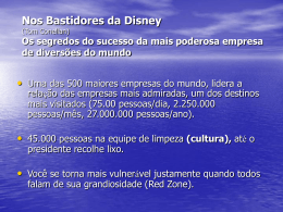 Nos Bastidores da Disney (Tom Conellan)
