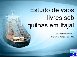 Folga Abaixo da Quilha em Itajaí (SC) — Apresentação em português