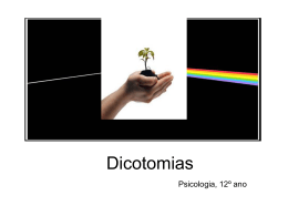 Dicotomias/metateorias