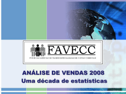 comparativo de vendas favecc 1998 - 2008