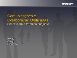 Unified Communications & Collaboration Simplify
