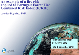Why a forest fire risk index