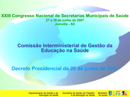 Leia apresentação de Ana Estela Haddad sobre a Comissão