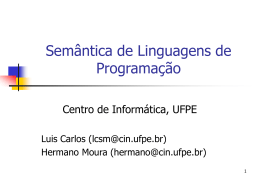 semantica - Centro de Informática da UFPE