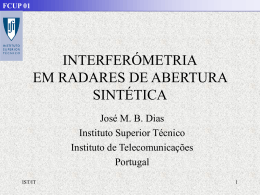 Apresentação sobre InSAR - Instituto de Telecomunicações