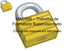 MAC499 – Trabalho de Formatura Supervisionado