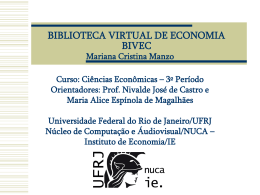 6. Biblioteca Virtual de Economia - BIVEC - Nuca